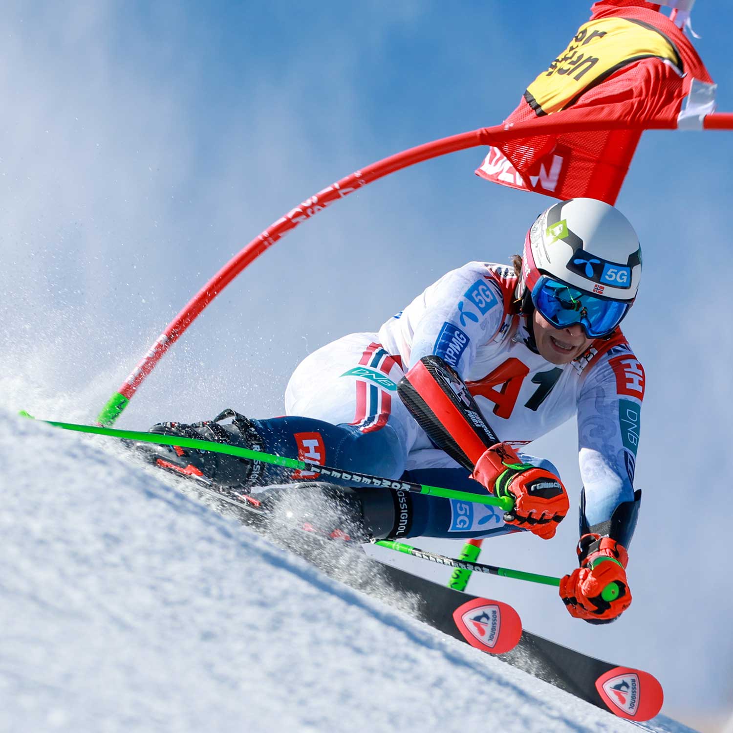 Stubby Ski Racing Komperdell Alpin Racing Poles - High-Performance Skiing Gear