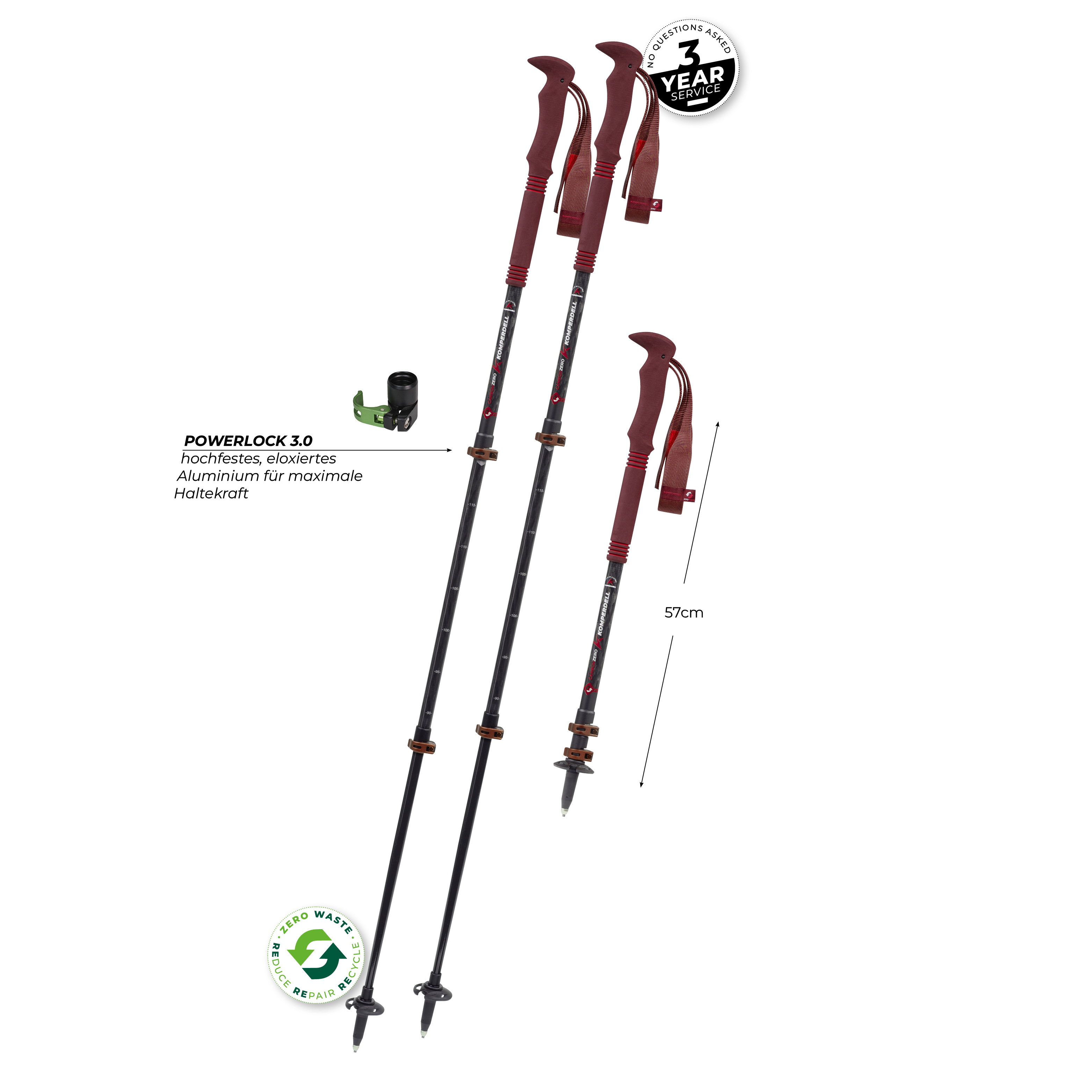 Buy Hiking Poles & Trekking Sticks for Men & Women - Komperdell