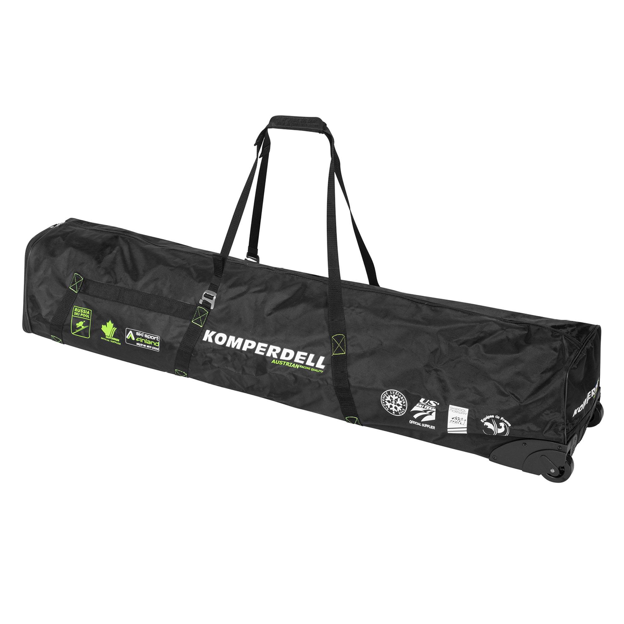 Nationalteam Expandable Pole & Ski Bag with Wheels, 2-black, UNI