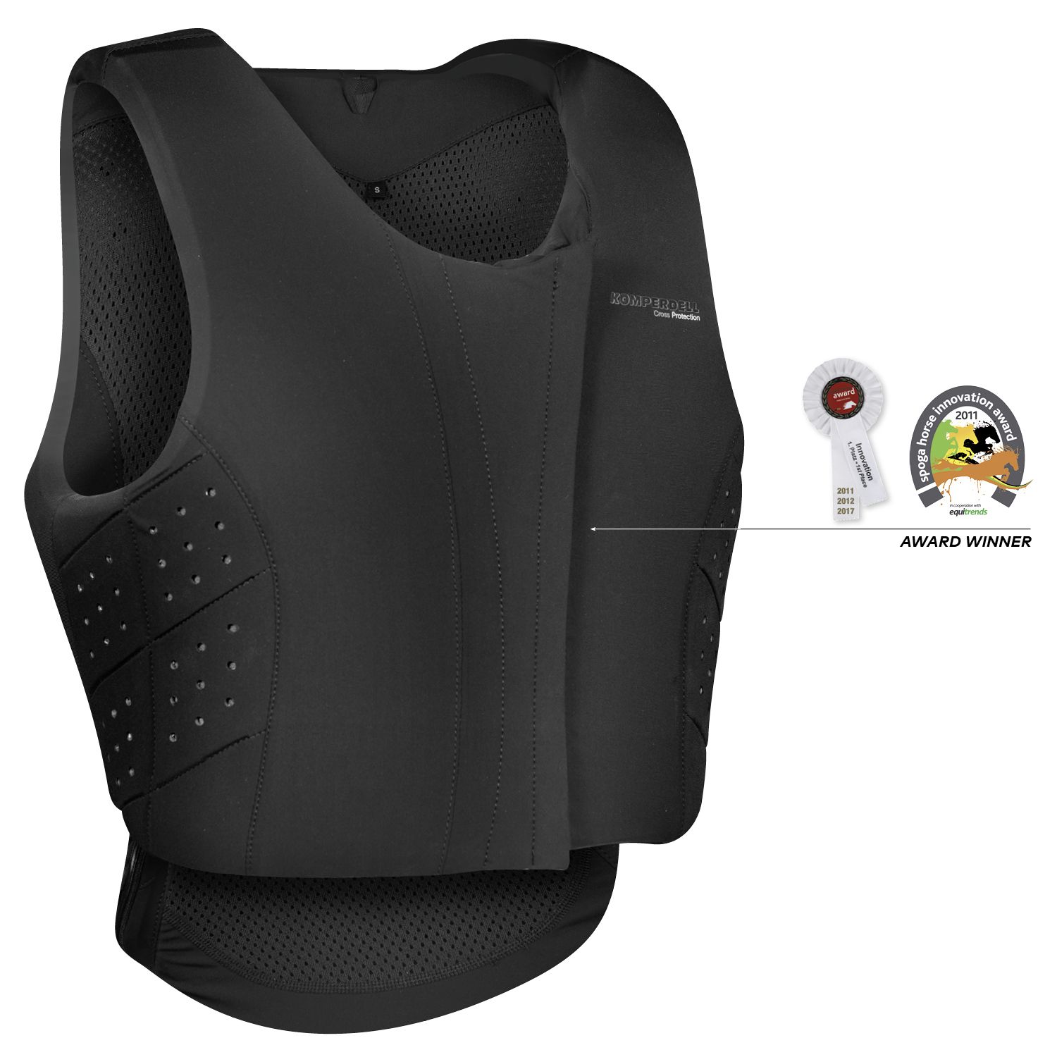 Back & Body Protector for Horse Riding Safety Vest Komperdell